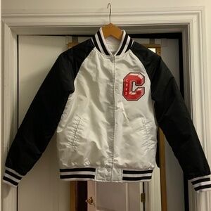 Crooks & Castles Insulated ‘Rose’ Varsity Bomber Jacket (Small)